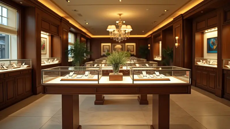 jewelry showcase display